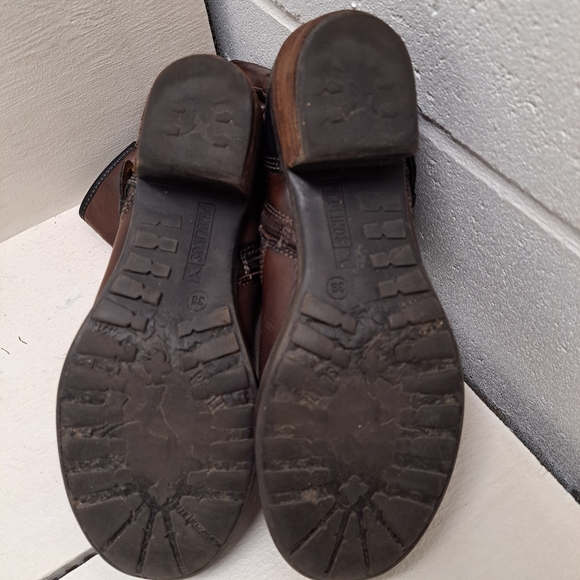 PIKOLINOS Cuero/Leather Brown Vicar Boots Made in Spain Women's Size 7.5US Or 38 - Picture 6 of 9